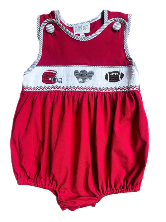 Smocked Elephant Football Bubble