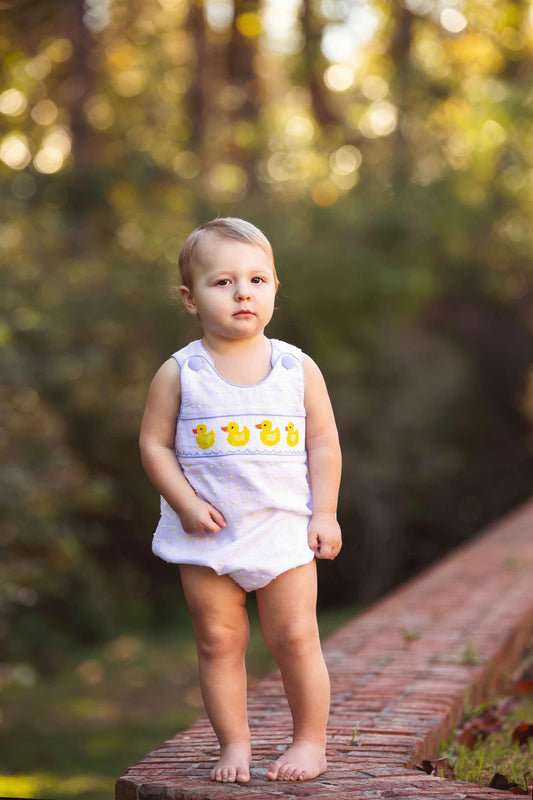 Boy’s Smocked Duck Bubble