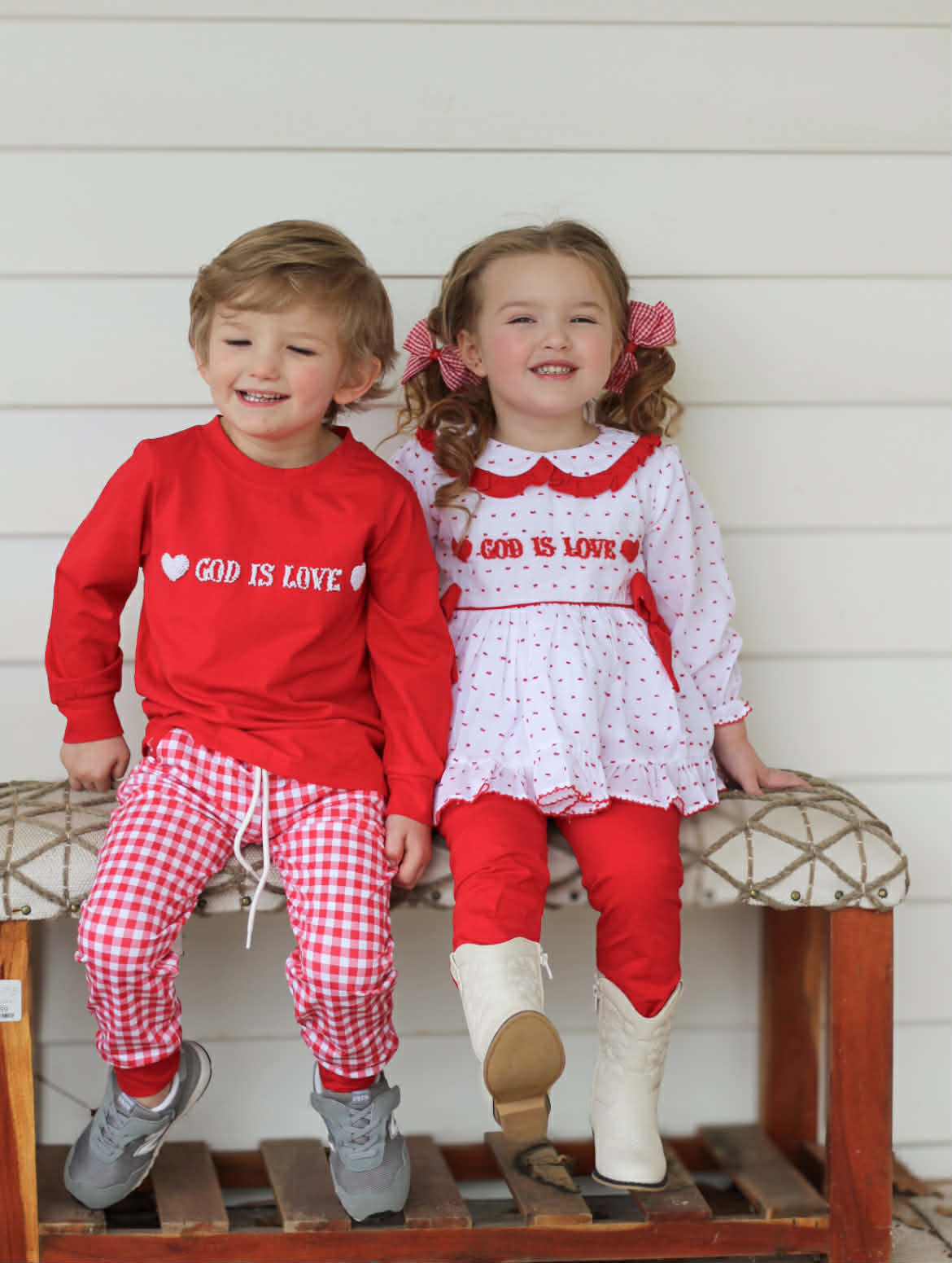 Boy’s God Is Love Jogger Set