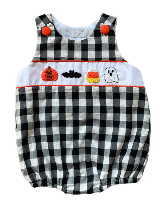 Boy's Linen Halloween Bubble