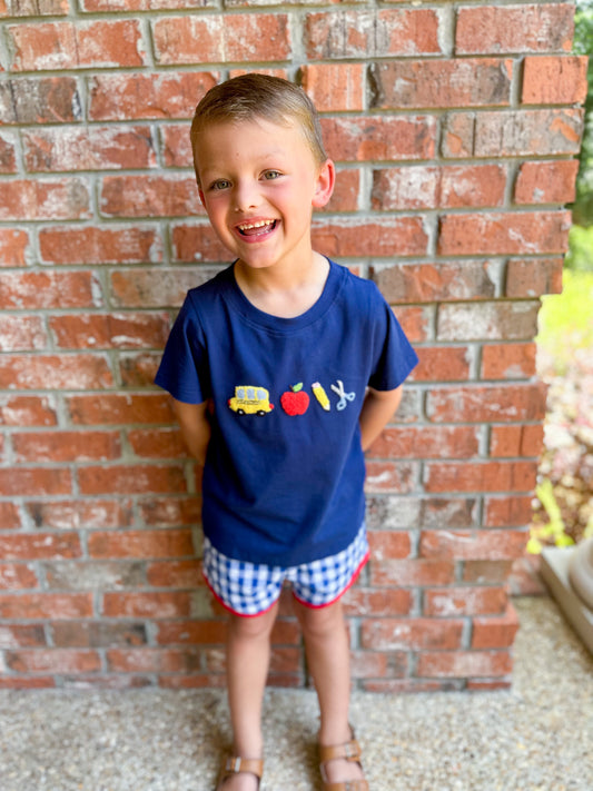 Back to School Boy’s Short Set