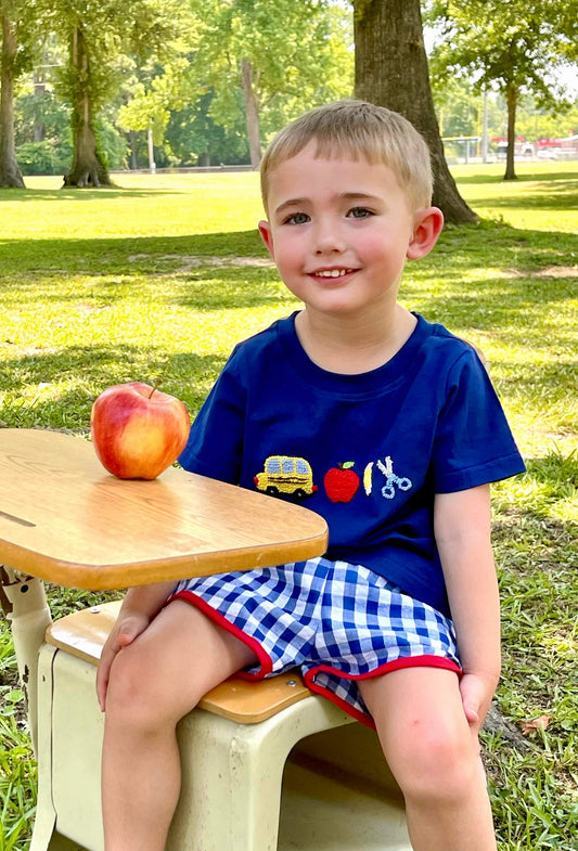 Back to School Boy’s Short Set