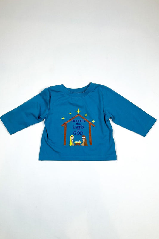 Boy's Behold the Lamb of God Long Sleeve Shirt