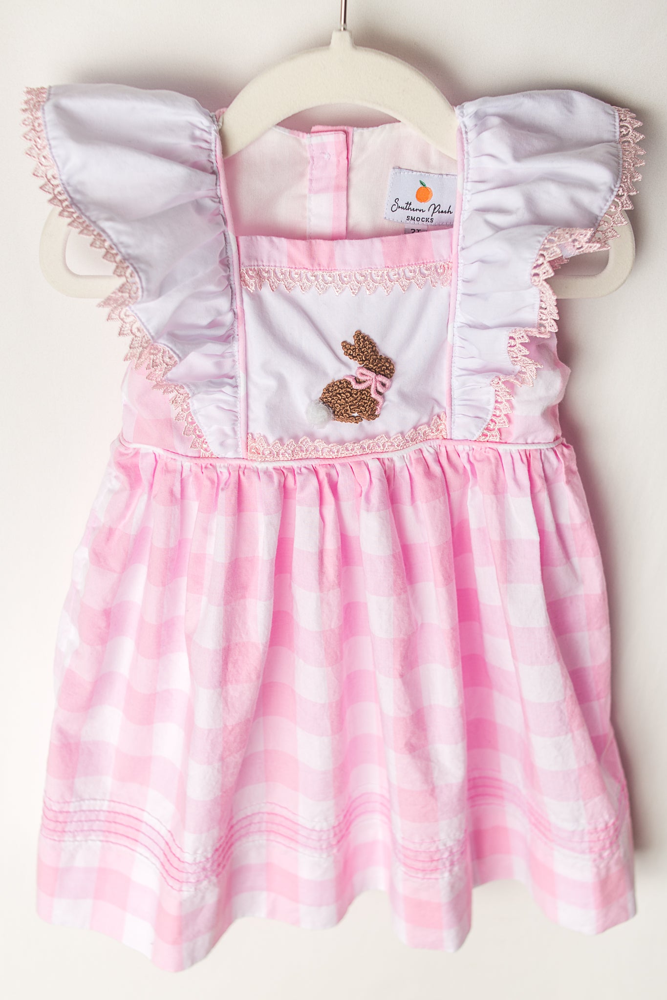 french knot easter bunny dress