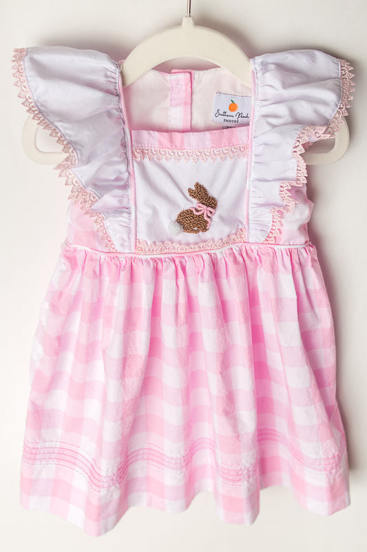 french knot easter bunny dress
