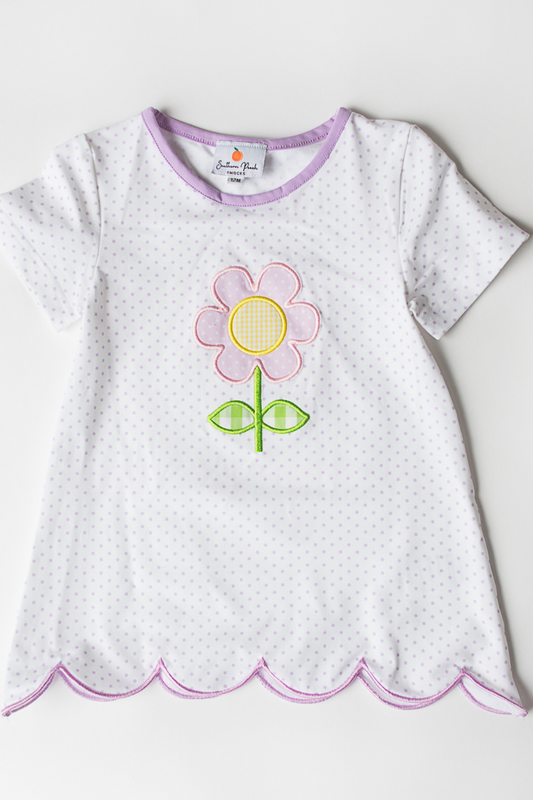 Knit Flower Play Dress