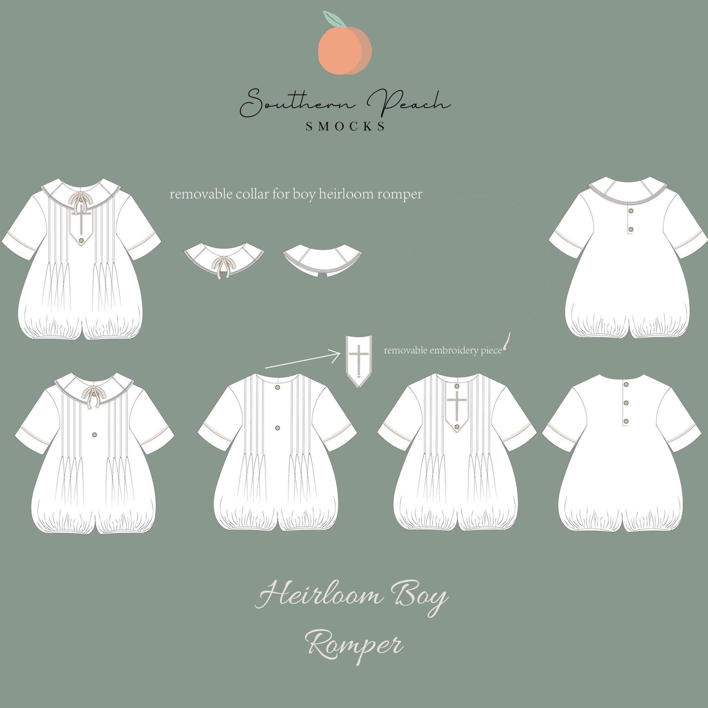 dianne heirloom collection from southern peach smocks
