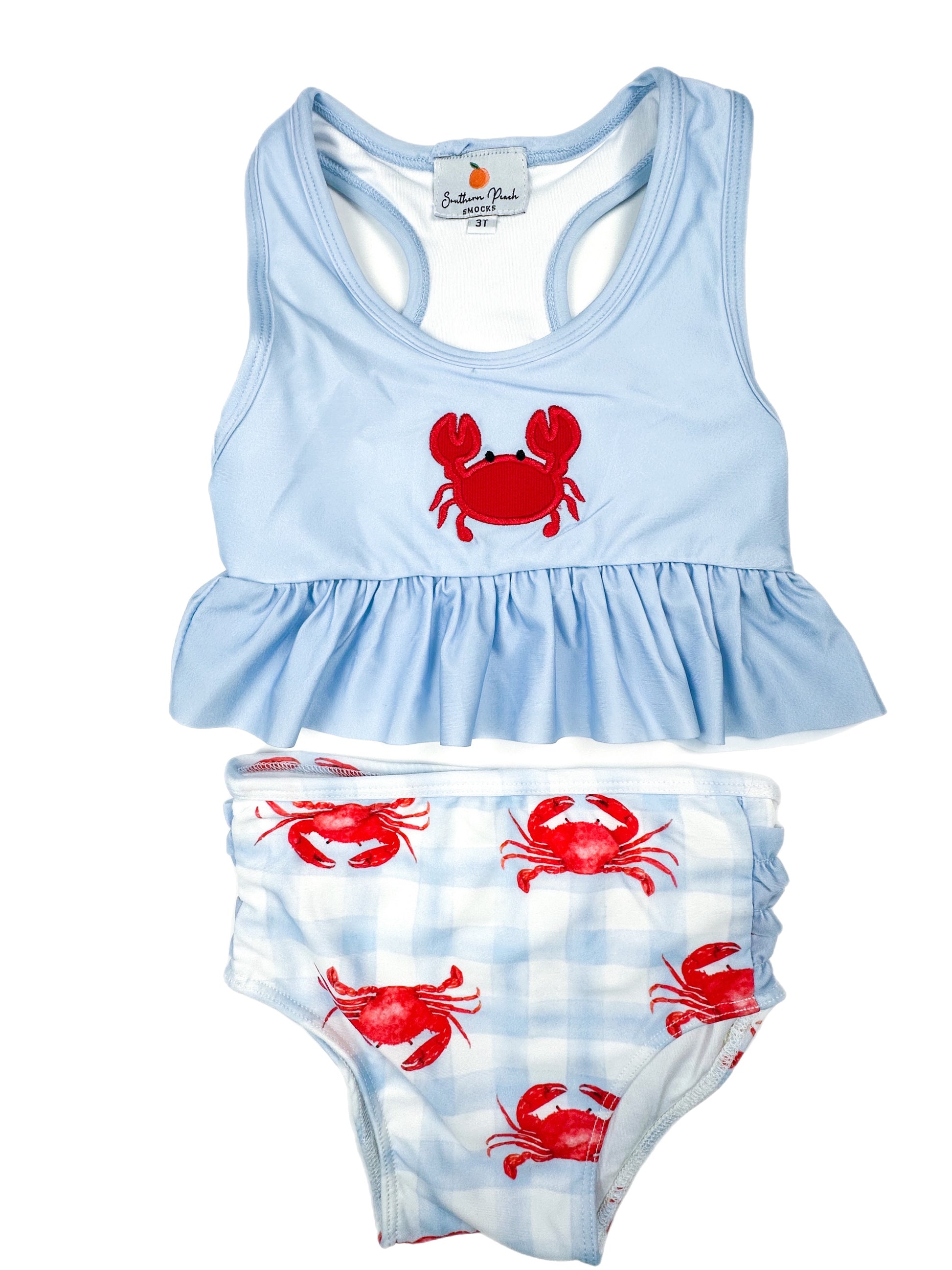 Girl’s Two-Piece crab Swimsuit