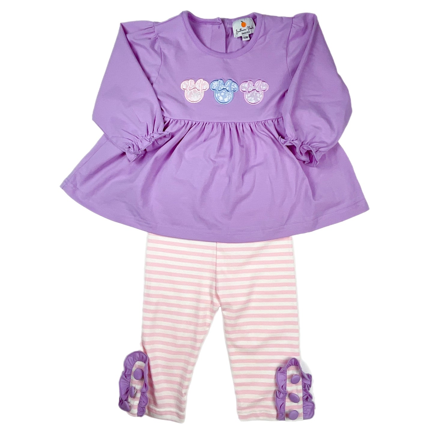 Girl's Mouse Pant Set Outfit