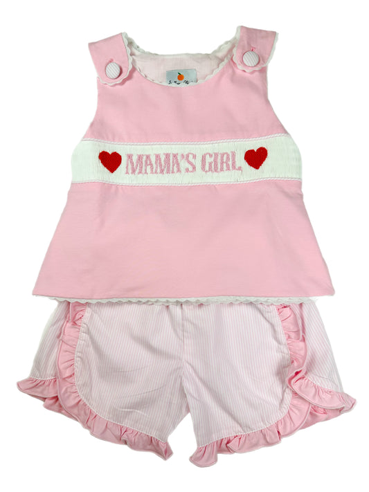 Smocked Mama’s Girl Short Set